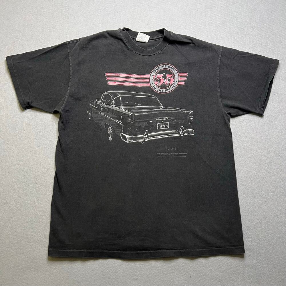 Vintage 1993‎ Take Me Back ‘55 To The Fifties Chevrolet Car T Shirt USA Large
